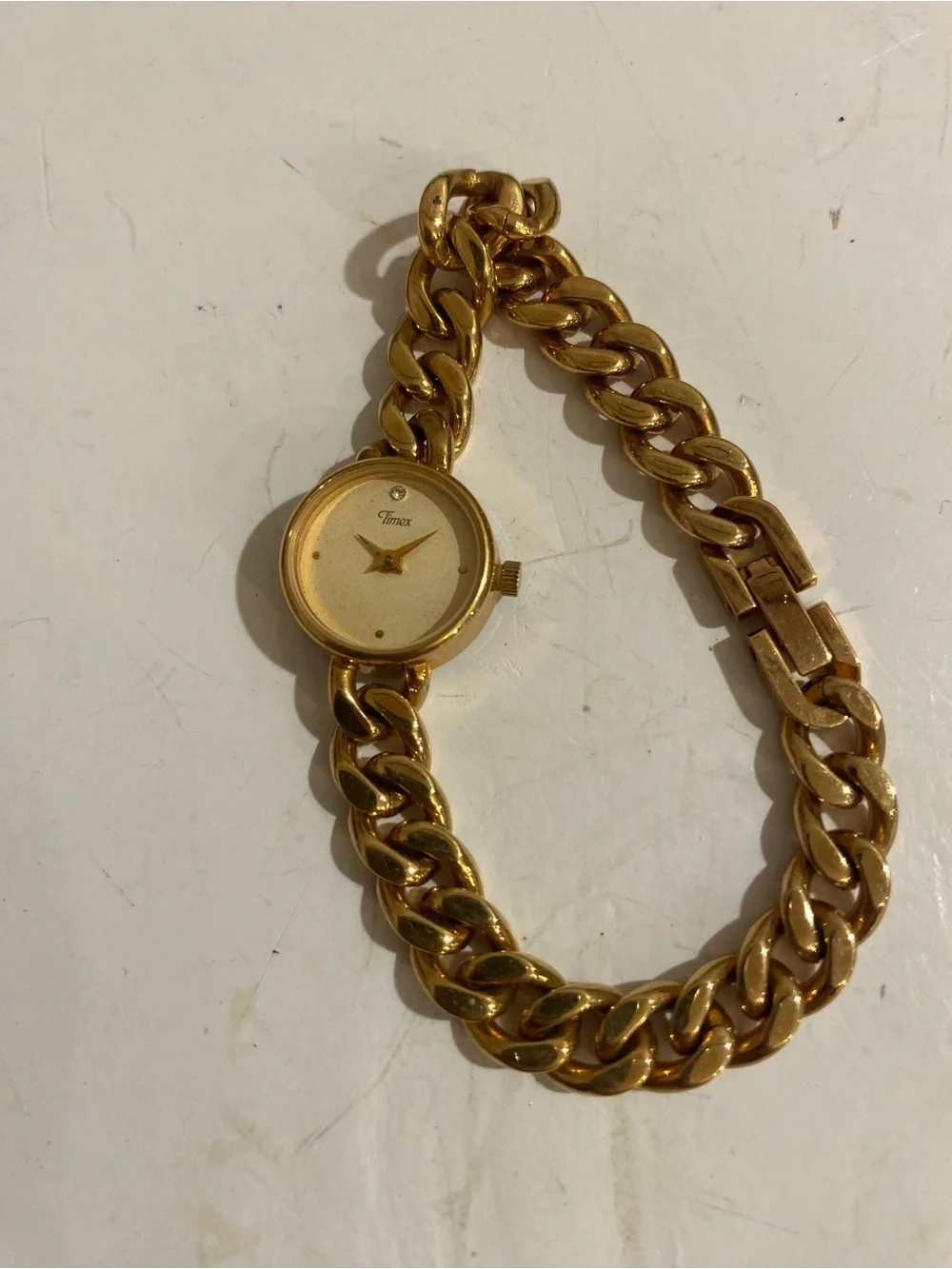 Timex Stainless Steel Goldtone Watch (Needs battery) (RR)